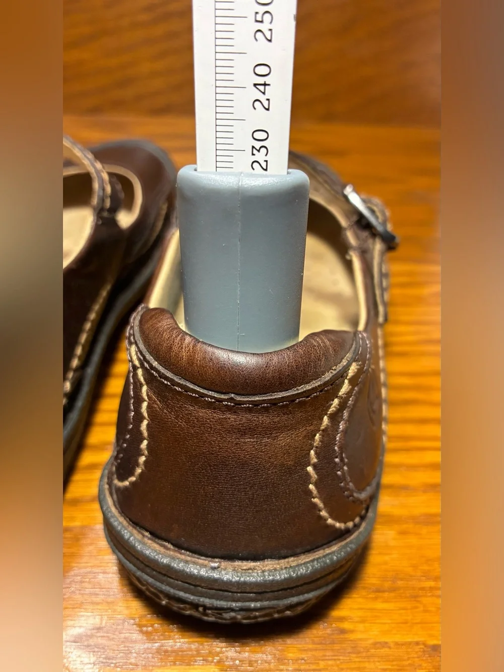 Keen Mary Jane Comfort Shoes Brown Leather Size 7